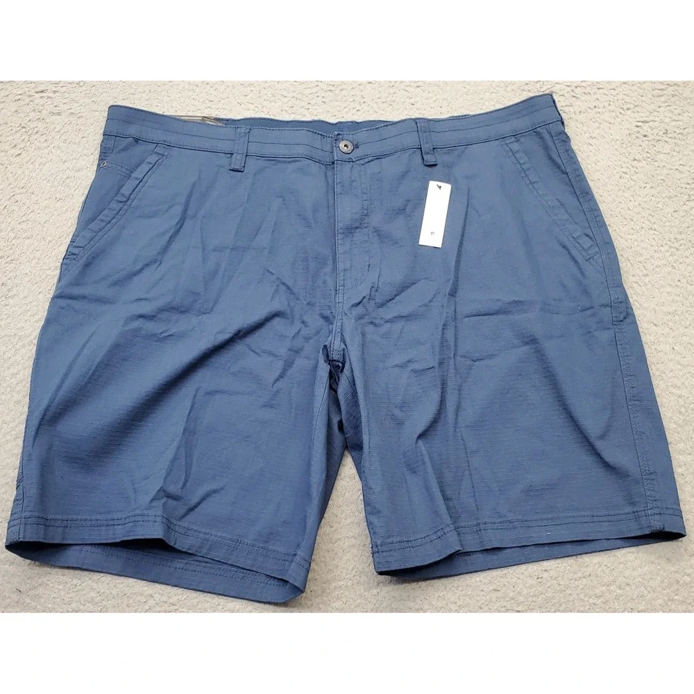 Weatherproof Golf Shorts Men 44 Blue Trail Utility Pocket Stretch Flex Waistband